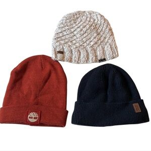 Assorted Hat Bundle Timberland, Adidas Climawarm, WMCAPS - GUC